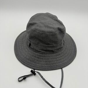Solar Escape Hat Boonie Unisex One Size Gray Adjustable Strap Hiking Outdoor EUC